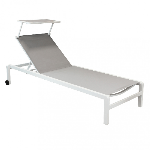 MILANI HOME MARCUS - lettino in alluminio con tettuccio