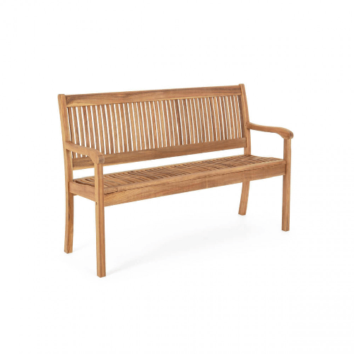 MILANI HOME MATARA - panca da giardino in legno massiccio di acacia