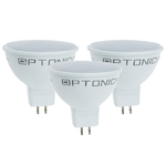 OPTONICA Lampadina dicroica led spillo gu5.3 5watt risparmio energetico 6000k pezzi 3
