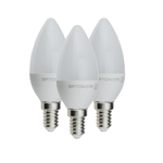 OPTONICA Lampadina led candela e14 8.5watt resa 60w risparmio energetico 6000k pezzi 3