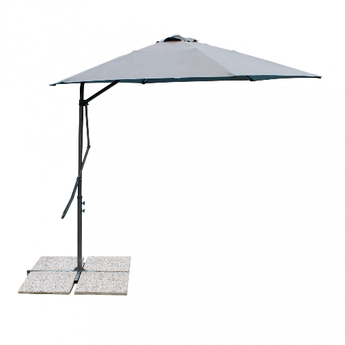MILANI HOME VERSUS - ombrellone da giardino decentrato 2 x 3
