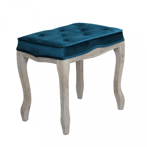 MILANI HOME NAPO - sgabello vintage in velluto