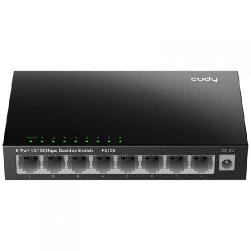 CUDY FS108 - 8-PORT 10/100 MBPS METAL SWITCH