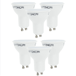 OPTONICA Lampadina dicroica led gu10 6.5 w resa 40watt risparmio energetico 4500k pezzi 6