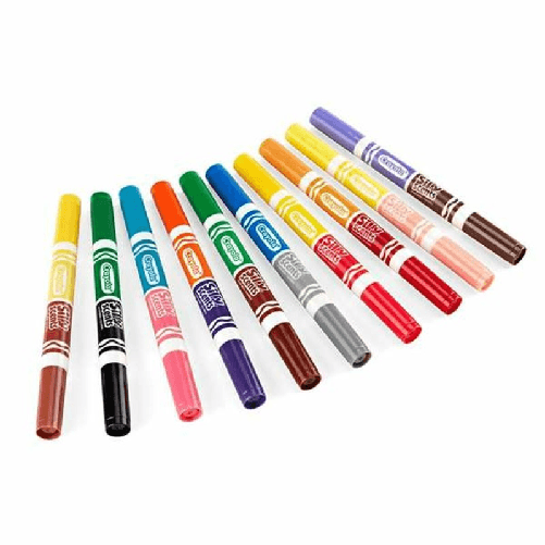Crayola Set di Pennarelli Crayola Profumato Lavabili Doppia punta 10 Pezzi