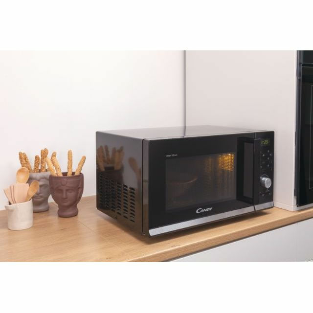 Candy-Moderna-CMGA23TNDB-ST-Superficie-piana-Microonde-con-grill-23-L-900-W-Nero