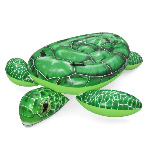 TrAdE Shop Traesio  Tartaruga Galleggiante Da Piscina Spiaggia Pvc Gonfiabile Cavalcabile Tidal Turtle 41524 -