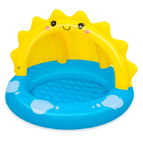 TrAdE Shop Traesio  Piscina Gonfiabile Per Bambini + 2 Anni Sunny Days 101x97x71cm Con Copertura 52637 -