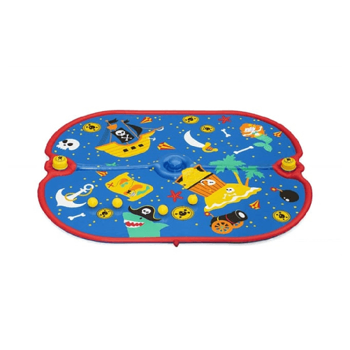TrAdE Shop Traesio  Tappetino Gonfiabile Pirata Spruzzi Pirate Paraside 170x140cm +2 Anni Giardino 52725 -