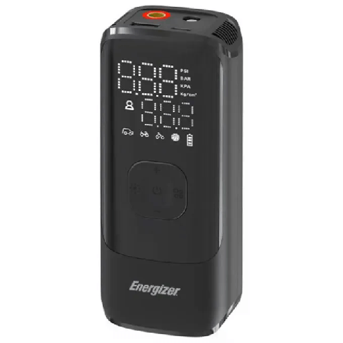 Energizer PAC4000 Compressore Portatile Auto 10,3 bar 22 l-min Nero Batteria Litio