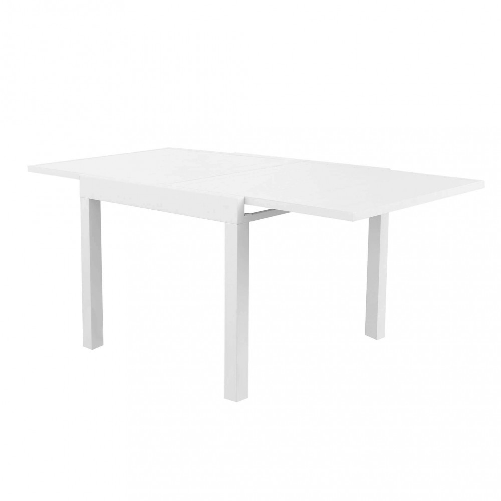 MILANI HOME JERRI - tavolo da giardino in alluminio 90 X 90/180
