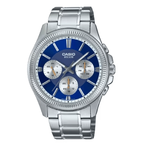 Casio Orologio Uomo Casio DAY DATE MULTIFUNCTION - BLUE