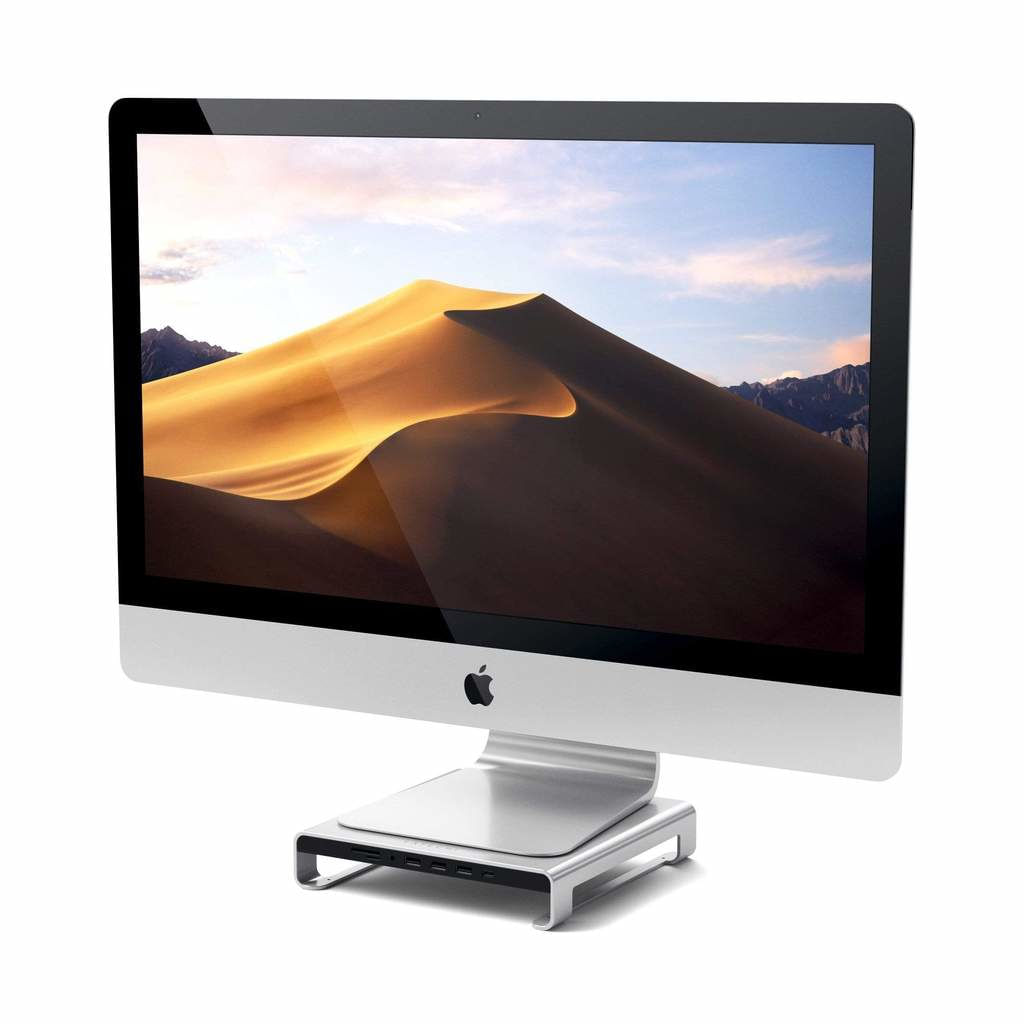 Satechi ST-AMSHS replicatore di porte e docking station per laptop USB 3.2 Gen 1 (3.1 Gen 1) Type-C Argento