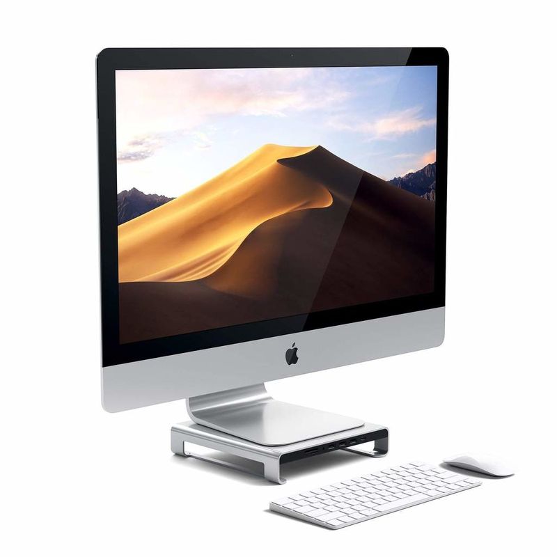 STAND-PER-IMAC-IN-ALLUMINIO-CON-HUB-USB-C-INTEGRATO---SILVER