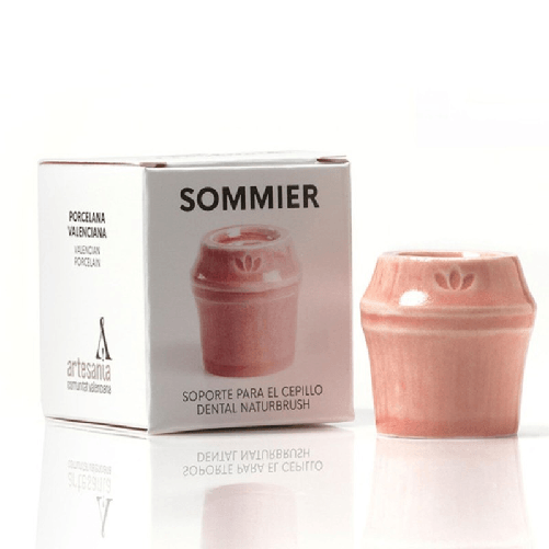 Naturbrush Supporto per Spazzolino da Denti Naturbrush Sommier Rosso