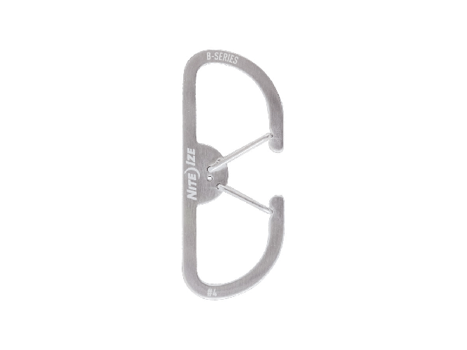 Niteize Niteize B-SERIES DUAL CARABINER #4 SS Stainless BS4-11-R3