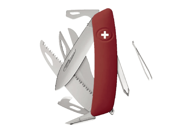 SWIZA Swiza D10R AM SAW &amp; SCISSORS Red (KNR.0146.1900)