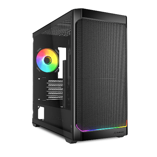 SHARKOON Matx 2x u3, 1xtype-c, 4x120argb - MK4W RGB STRIP BLACK