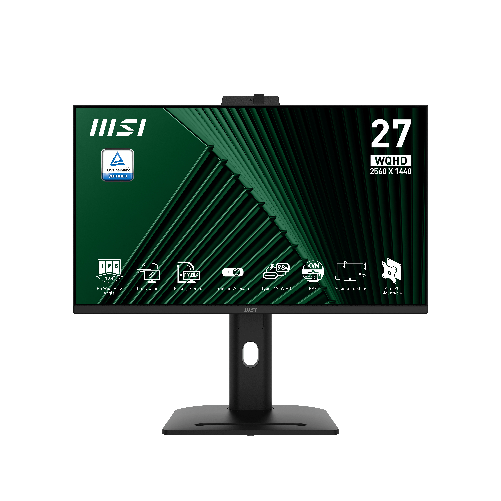 MSI Mon 27ips wqhd bk mm pvt dock webc msi pro mp275qpdg 1ms 100hz webcam