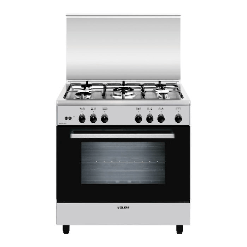 Glem a855gi cucina piano cottura acciaio inossidabile gas a