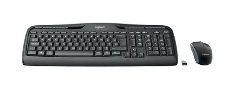 Logitech-Wireless-Combo-MK330-tastiera-Mouse-incluso-USB-QWERTZ-Tedesco-Nero