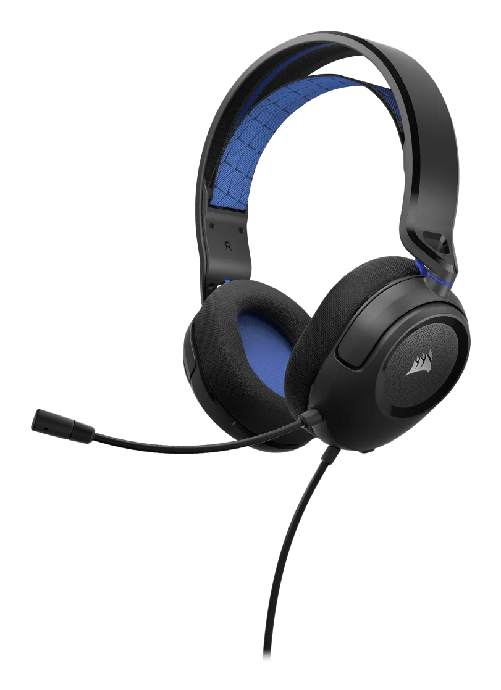 Corsair HS35 v2 Auricolare Cablato A Padiglione Gaming Blu