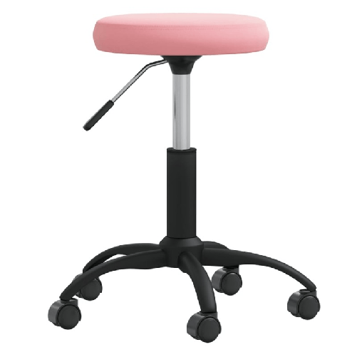 VidaXL Sgabello da Massaggio in Velluto Rosa