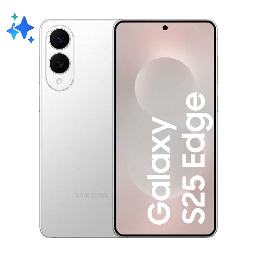 Samsung galaxy s25 edge, smartphone ai, display 6.7'' qhd+ dynamic amoled 2x, fotocamera 200mp, ram 12gb