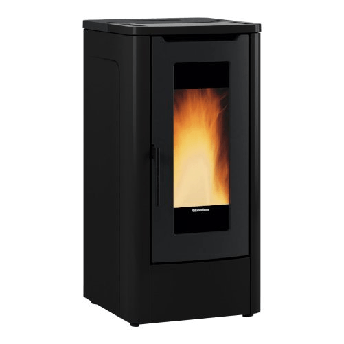 EXTRAFLAME Stufa pellet 12kw teorema plus 5.0 black 5 stelle 1287552
