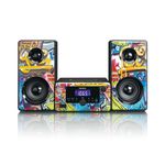 Lenco MC-020 Mini impianto audio domestico 10 W Multicolore