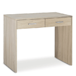 Pidema:Scrivania ufficio olmo larga 91 cm. Scrivanie in legno porta pc per camerette completa di due cassetti, dimensioni 76x91x55 cm.