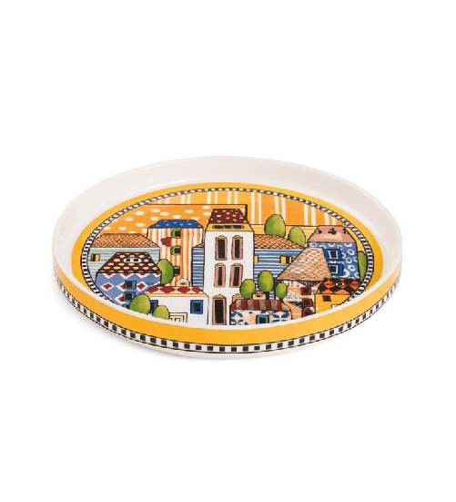 Egan Paese mio giallo, piatto 20 cm