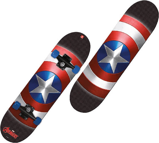 Mondo Toys Skateboard Capitan America cm 80 Ruote in Pvc