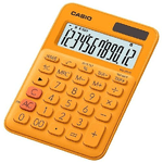 Casio-MS-20UC-RG-calcolatrice-Desktop-Calcolatrice-di-base-Arancione