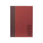 Securit MC-TRA4-WR A4 Pelle, Plastica Poliuretanica PU, Plastica Marrone, Rosso 1 pezzo(i)