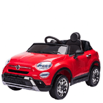 Auto elettrica per bambini Fiat 500X rossa anniversary