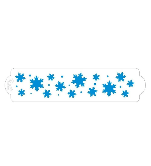 Decora stencil Frozen Star, plastica, trasparente, 7x30 cm