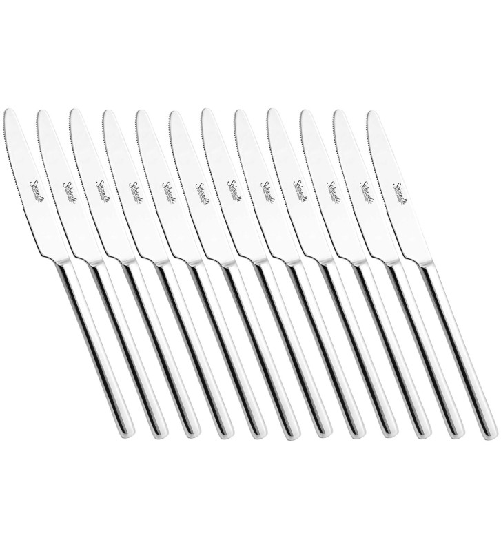 Salvinelli Alaska, set 12 coltello frutta 4 mm in acciaio inox 18 C