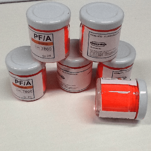 Prochima pigmento colorante fluorescente colore arancio 25ml.