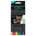 Faber Castell Astuccio 12 matite colorate triangolare Black Edition Faber-Castell