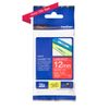 Brother-TZe-435-nastro-per-etichettatrice-Bianco-su-rosso