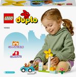 LEGO-DUPLO-Town-10985-Turbina-Eolica-e-Auto-Elettrica-Macchina-Giocattolo-Giochi-Educativi-per-Bambini-Set-Vita-Sostenibile