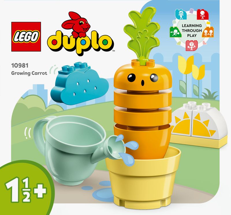 LEGO-DUPLO-My-First-10981-Una-Carota-che-Cresce-Gioco-Impilabile-Giochi-Educativi-per-Bambini-da-15-a-3-Anni