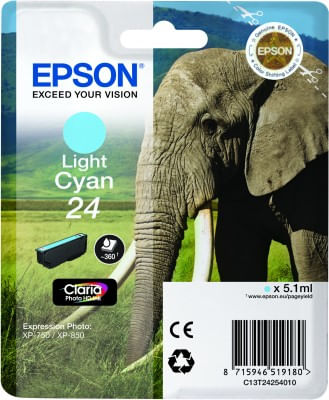 Epson-Elephant-Cartuccia-Ciano-chiaro