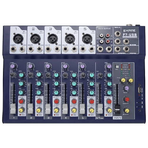 Empire-Media-F7-USB-7-canali-Multicolore