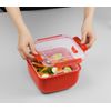 Rotho-Memory-Quadrato-Scatola-17-L-Rosso-1-pz