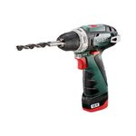 Metabo POWERMAXX BS BASIC 1400 Giri-min Senza chiave 800 g Nero, Rosso