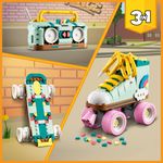 LEGO-Creator-31148-3in1-Pattino-a-Rotelle-Retro--Trasformabile-in-Mini-Skateboard-o-Radio-Giocattolo-Giochi-per-Bambini-8-