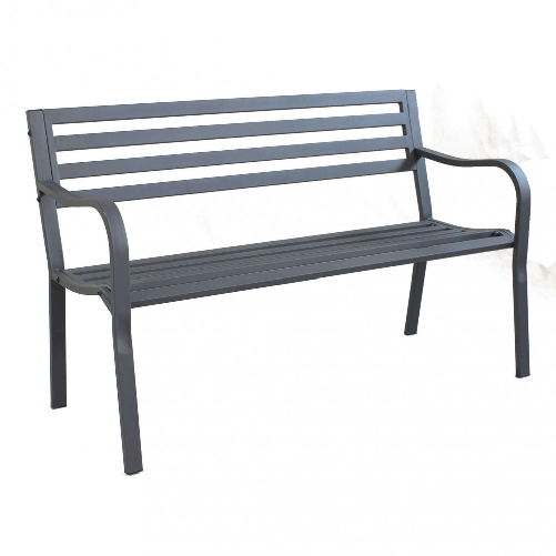 MILANI HOME AELANA - panchina da giardino 2 posti in ferro