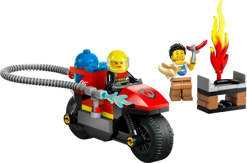 LEGO-City-60410-Motocicletta-dei-Pompieri-da-Soccorso-Giochi-per-Bambini-4--Anni-con-Moto-Giocattolo-2-Minifigure-ed-Estintore